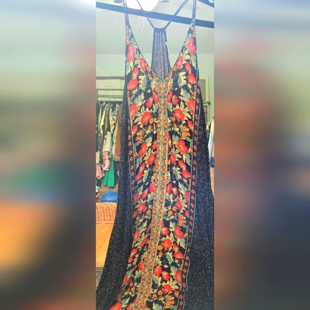 ASTR THE LABEL Women’s Dress Size Small Floral Mixed Print Boho Fairy Cottage